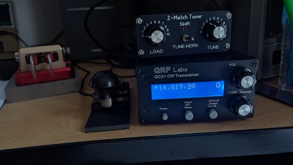 QCX+ radio and Z-Match